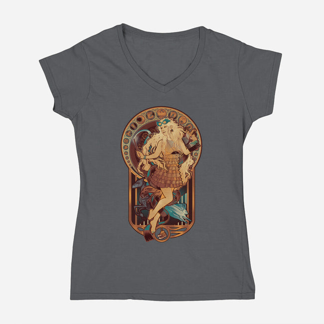 Just As Sane As I Am-womens v-neck tee-MeganLara