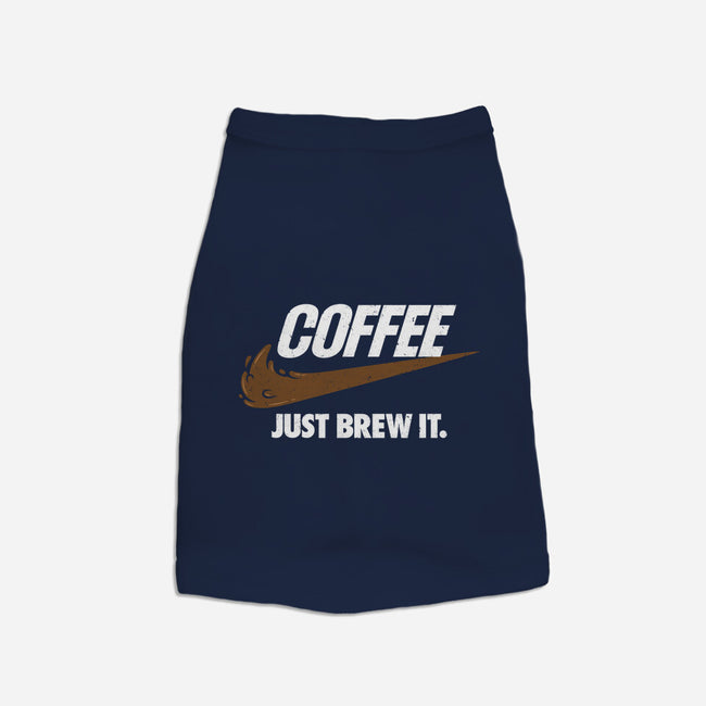 Just Brew It-cat basic pet tank-mikehandyart