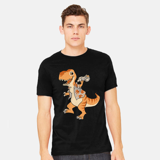 Just Keep Flying-mens heavyweight tee-DoOomcat