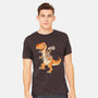 Just Keep Flying-mens heavyweight tee-DoOomcat