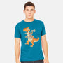 Just Keep Flying-mens heavyweight tee-DoOomcat