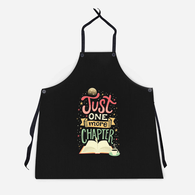 Just One More Chapter-unisex kitchen apron-risarodil