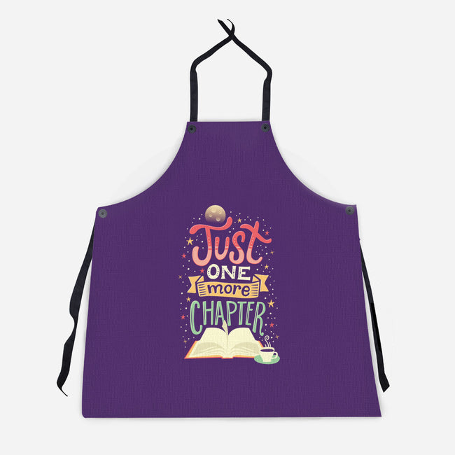 Just One More Chapter-unisex kitchen apron-risarodil
