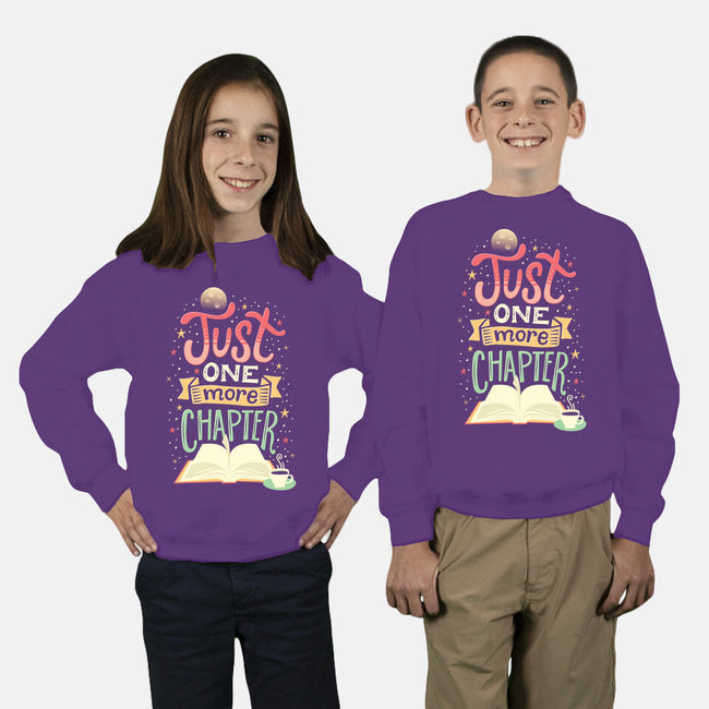 Just One More Chapter-youth crew neck sweatshirt-risarodil