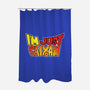 Just Saiyan-none polyester shower curtain-Kat_Haynes