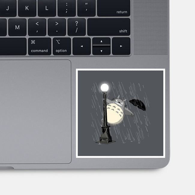 Just Singing in the Rain-none glossy sticker-ddjvigo