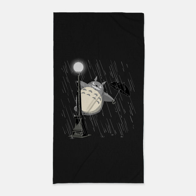 Just Singing in the Rain-none beach towel-ddjvigo