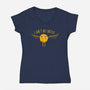I Ain't No-womens v-neck tee-DinoMike