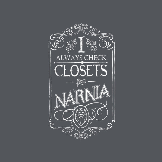 I Always Check Closets-womens v-neck tee-Ma_Lockser
