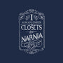 I Always Check Closets-none stretched canvas-Ma_Lockser