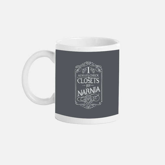 I Always Check Closets-none glossy mug-Ma_Lockser