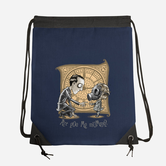 I Am Not Your Mummy-none drawstring bag-saqman