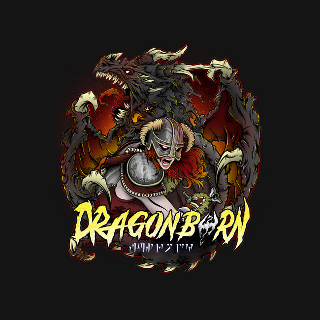 I Am The Dragonborn-none removable cover w insert throw pillow-Fearcheck