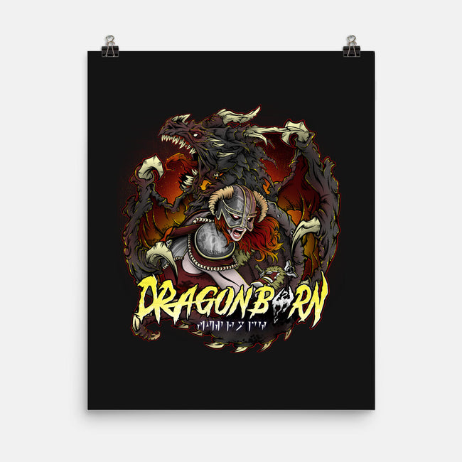 I Am The Dragonborn-none matte poster-Fearcheck