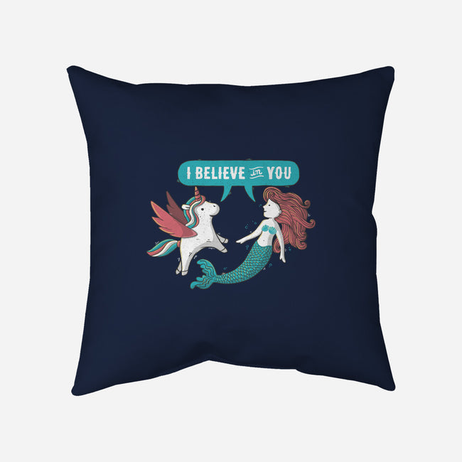 I Believe In You-none removable cover w insert throw pillow-tobefonseca