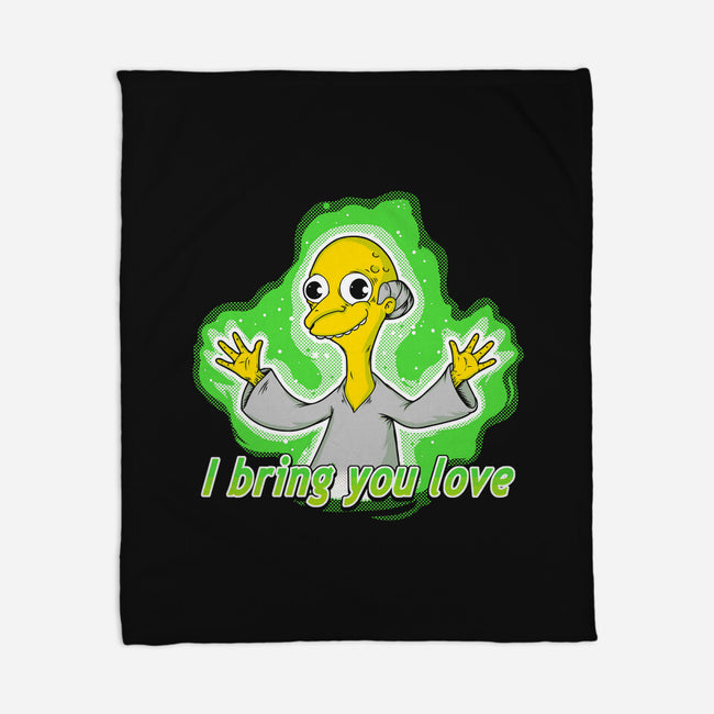 I Bring You Love-none fleece blanket-Firebrander