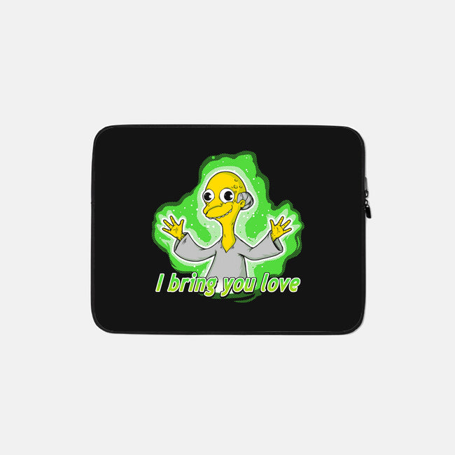 I Bring You Love-none zippered laptop sleeve-Firebrander