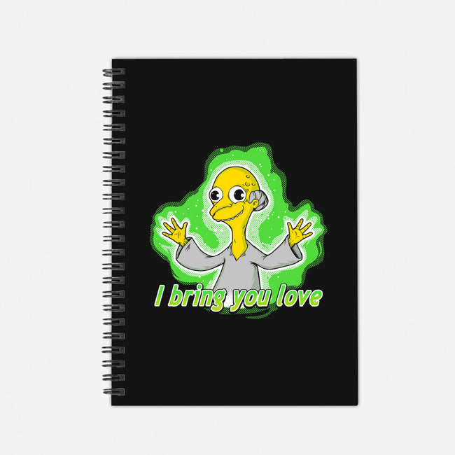 I Bring You Love-none dot grid notebook-Firebrander