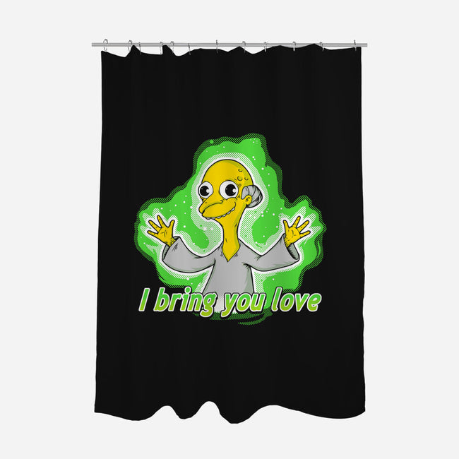 I Bring You Love-none polyester shower curtain-Firebrander