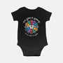 I Call Ledgerman!-baby basic onesie-Least Weasel Design