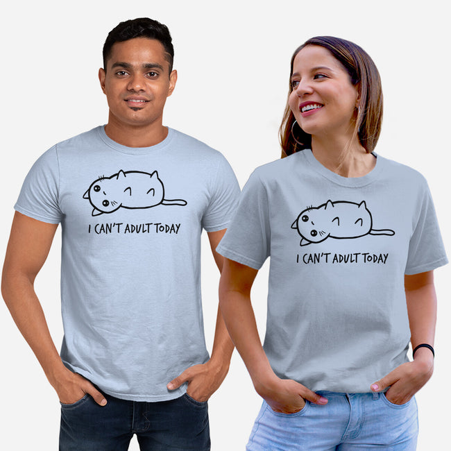 I Can't Adult Today-unisex basic tee-dudey300
