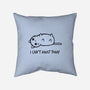 I Can't Adult Today-none removable cover w insert throw pillow-dudey300