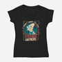 I Don't Want To Live On This Planet Anymore-womens v-neck tee-TomTrager