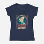 I Don't Want To Live On This Planet Anymore-womens v-neck tee-TomTrager