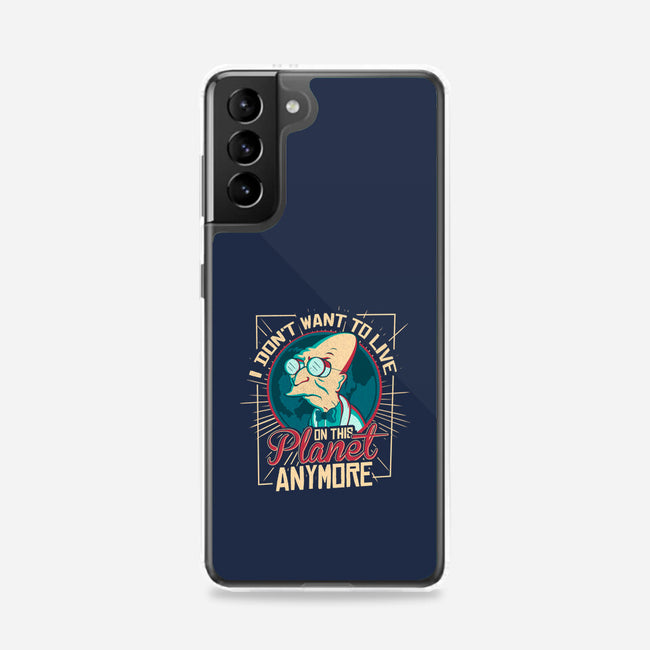 I Don't Want To Live On This Planet Anymore-samsung snap phone case-TomTrager