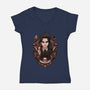 I Hate Everything-womens v-neck tee-MeganLara