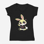 I Hate People-womens v-neck tee-tobefonseca