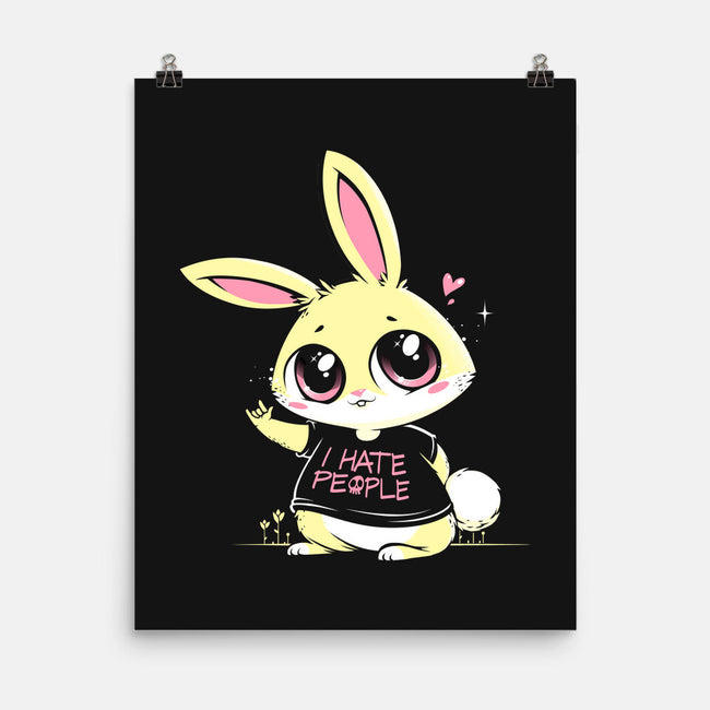 I Hate People-none matte poster-tobefonseca