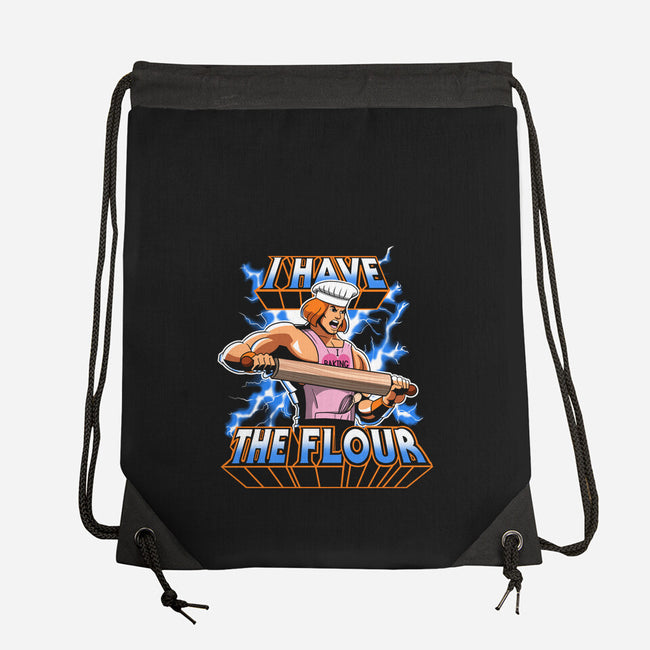 I have the flour!-none drawstring bag-KindaCreative
