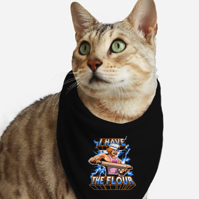 I have the flour!-cat bandana pet collar-KindaCreative