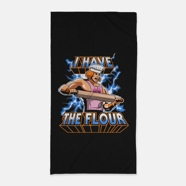 I have the flour!-none beach towel-KindaCreative
