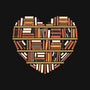 I Heart Books-none glossy sticker-renduh