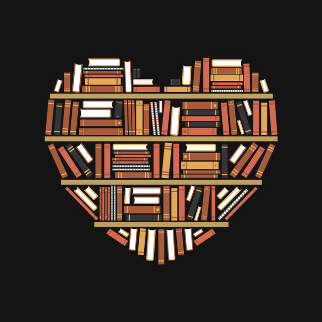 I Heart Books-none adjustable tote-renduh