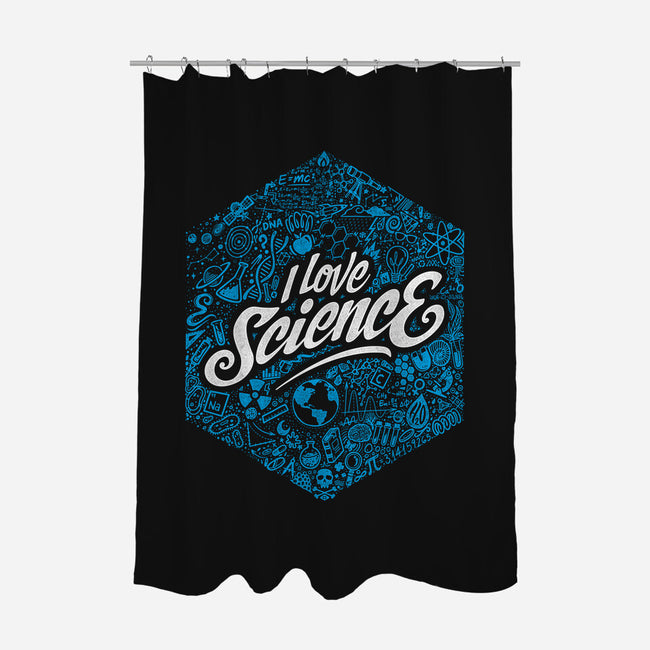 I Heart Science-none polyester shower curtain-StudioM6