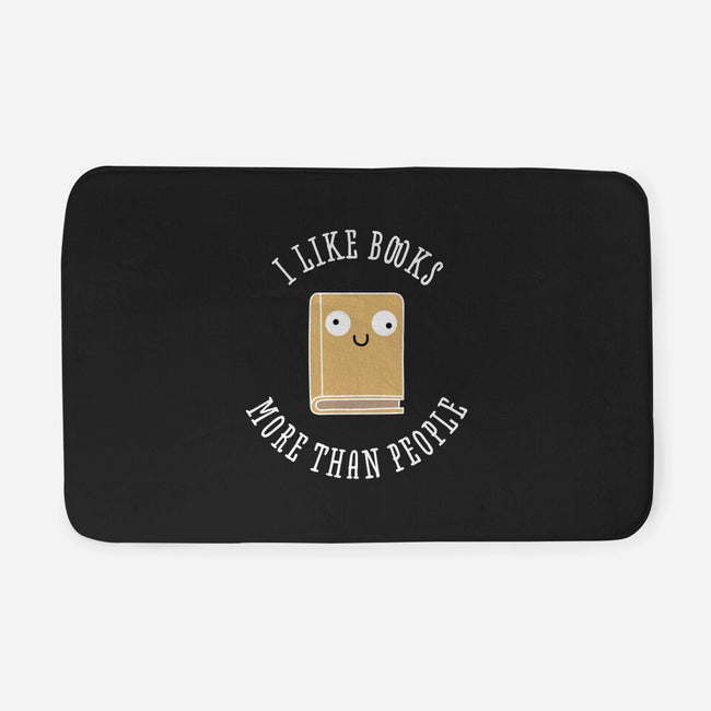 I Like Books-none memory foam bath mat-rocketman_art