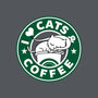 I Love Cats and Coffee-none stretched canvas-Boggs Nicolas