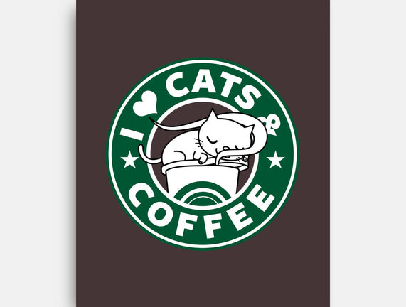 I Love Cats and Coffee