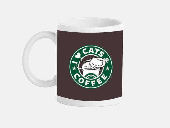 I Love Cats and Coffee