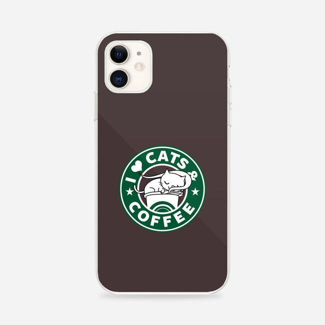 I Love Cats and Coffee-iphone snap phone case-Boggs Nicolas