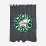 I Love Cats and Coffee-none polyester shower curtain-Boggs Nicolas