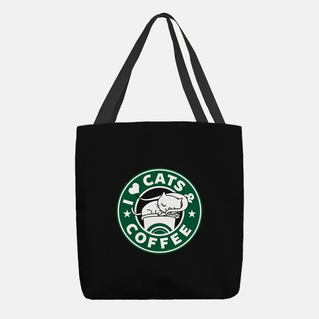 I Love Cats and Coffee-none basic tote-Boggs Nicolas