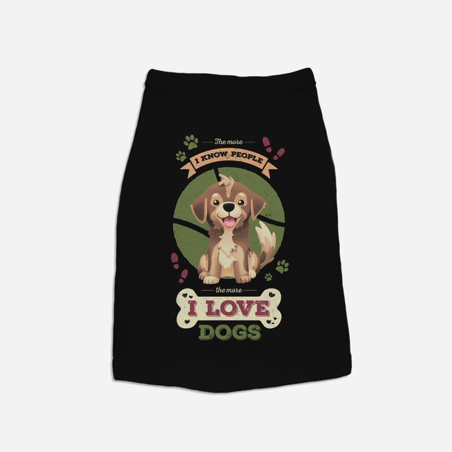 I Love Dogs!-dog basic pet tank-Geekydog
