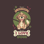 I Love Dogs!-none stretched canvas-Geekydog