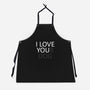 I Love You-unisex kitchen apron-ashytaka