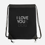 I Love You-none drawstring bag-ashytaka