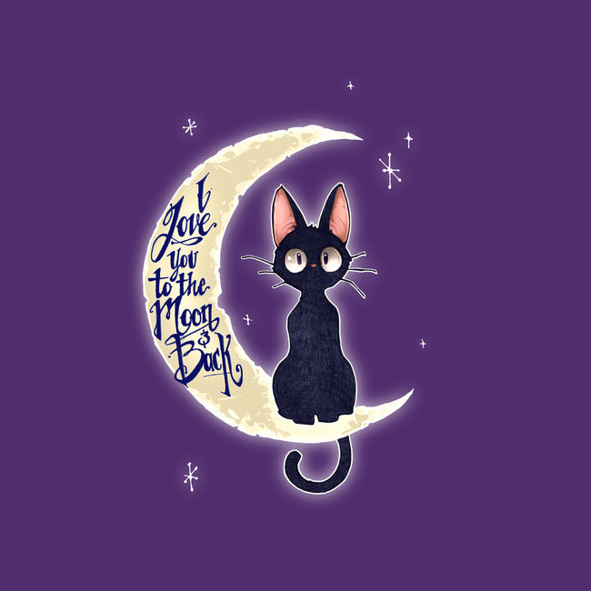 I Love You to The Moon & Back-cat bandana pet collar-TimShumate